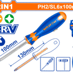 WSS45M3 (Wadfow 2 In 1 screwdriver set PH2+SL6.5 130mm - P12C48)