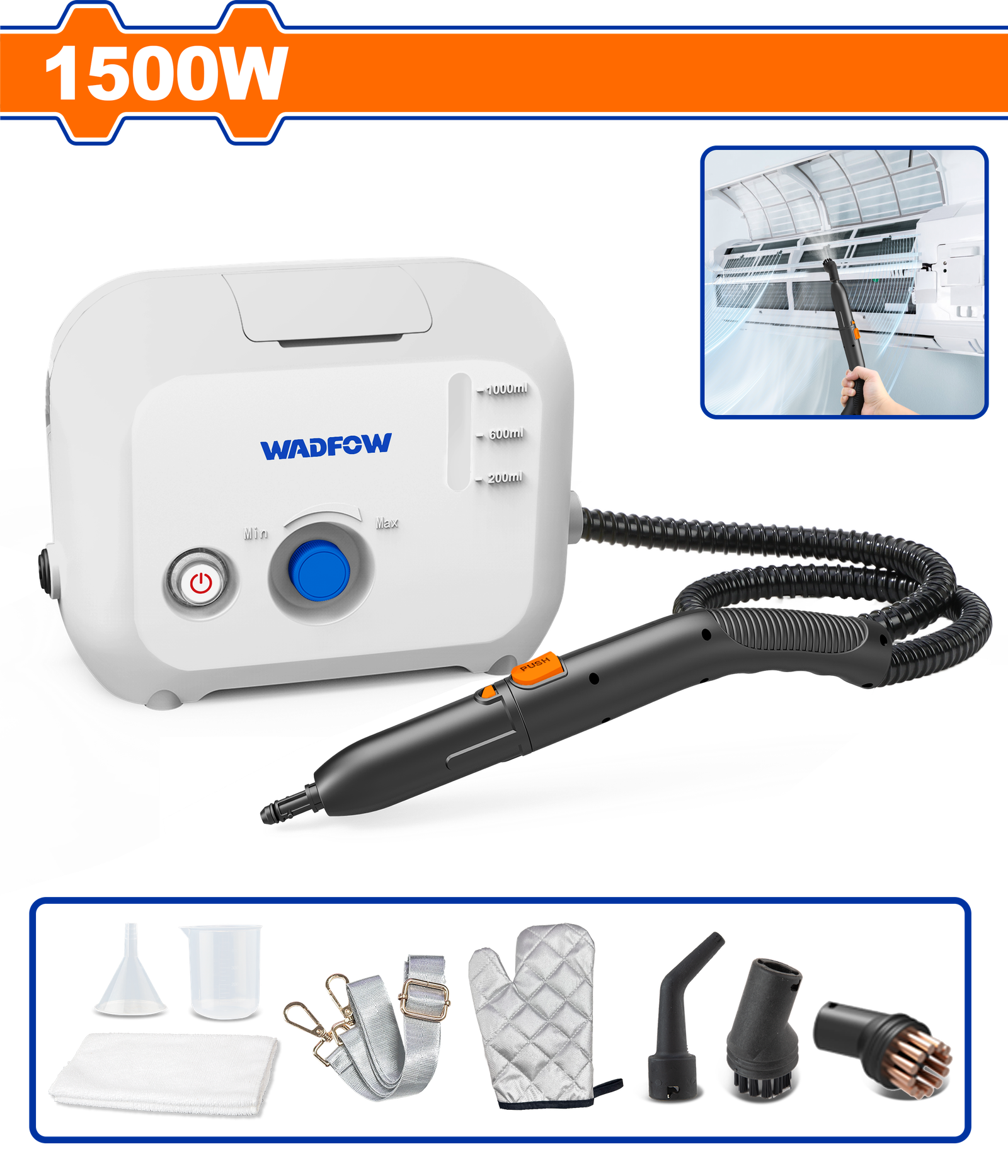 WSTC1501.png WSTC1501 (Wadfow Air conditioner steam cleaner 1500W - P1C2) - Image 1