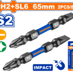 WSV3K63 (Wadfow Impact screwdriver bits PH + SL 65m-C300P150)