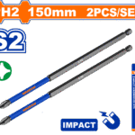 WSV4K64 (Wadfow Impact screwdriver bits PH 150mm - C200)