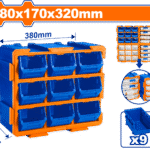 WTB8330 (Wadfow Modular storage tower 38x17x32cm - P1C4)