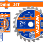 WTC1K04 (Wadfow TCT saw blade 7.25" - 24T - P25C50)