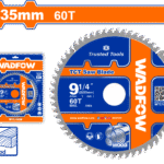 WTC1K08 (Wadfow TCT saw blade 9.25" 60T wood - P5C25)