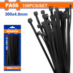WTEB530048 (Wadfow Cable ties 300mm black - C120)