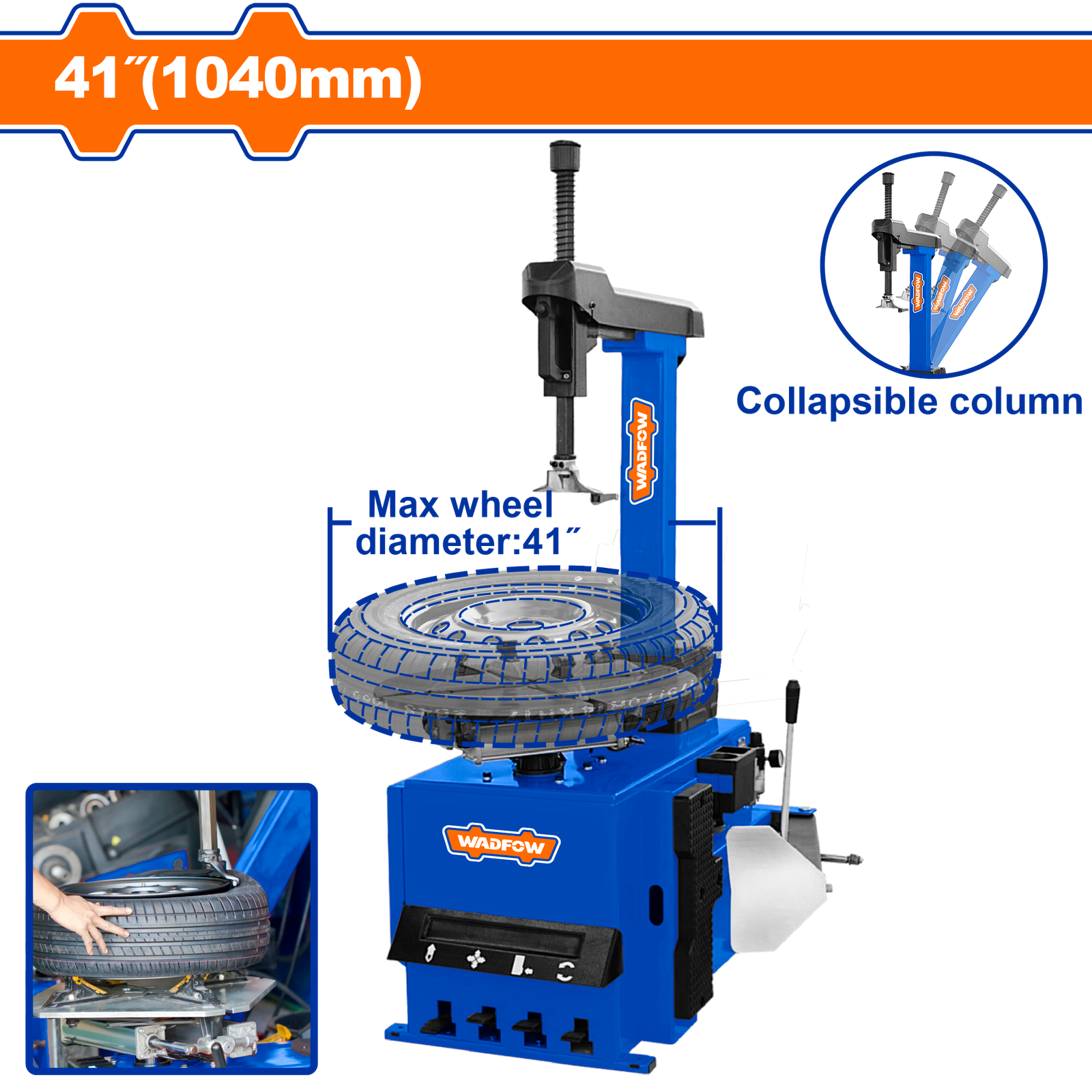 WTK2A41.png WTK2A41 (Wadfow Car tire changer 41") - Image 1