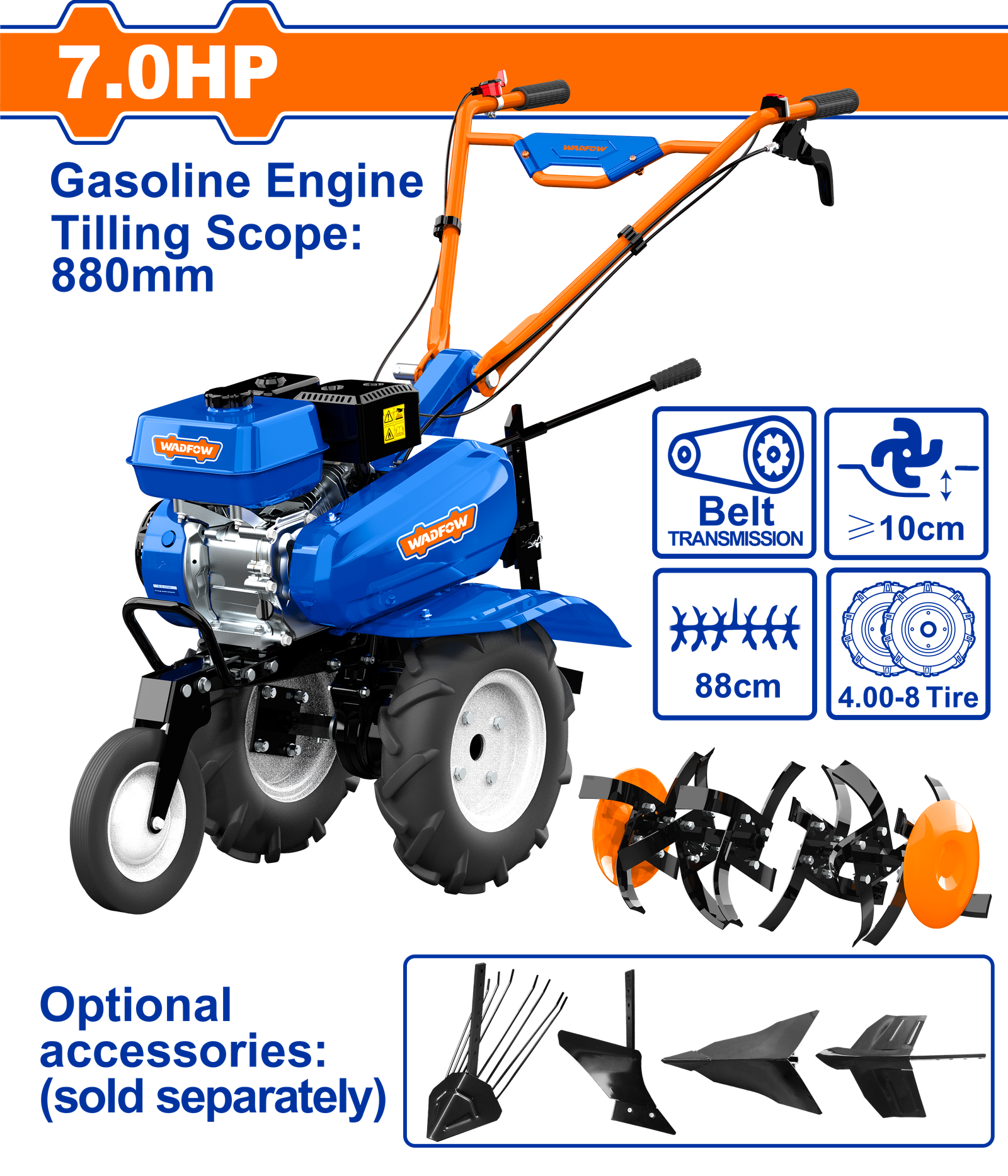 WTL2A75.png Gasoline tiller - WTL2A75 - Image 1