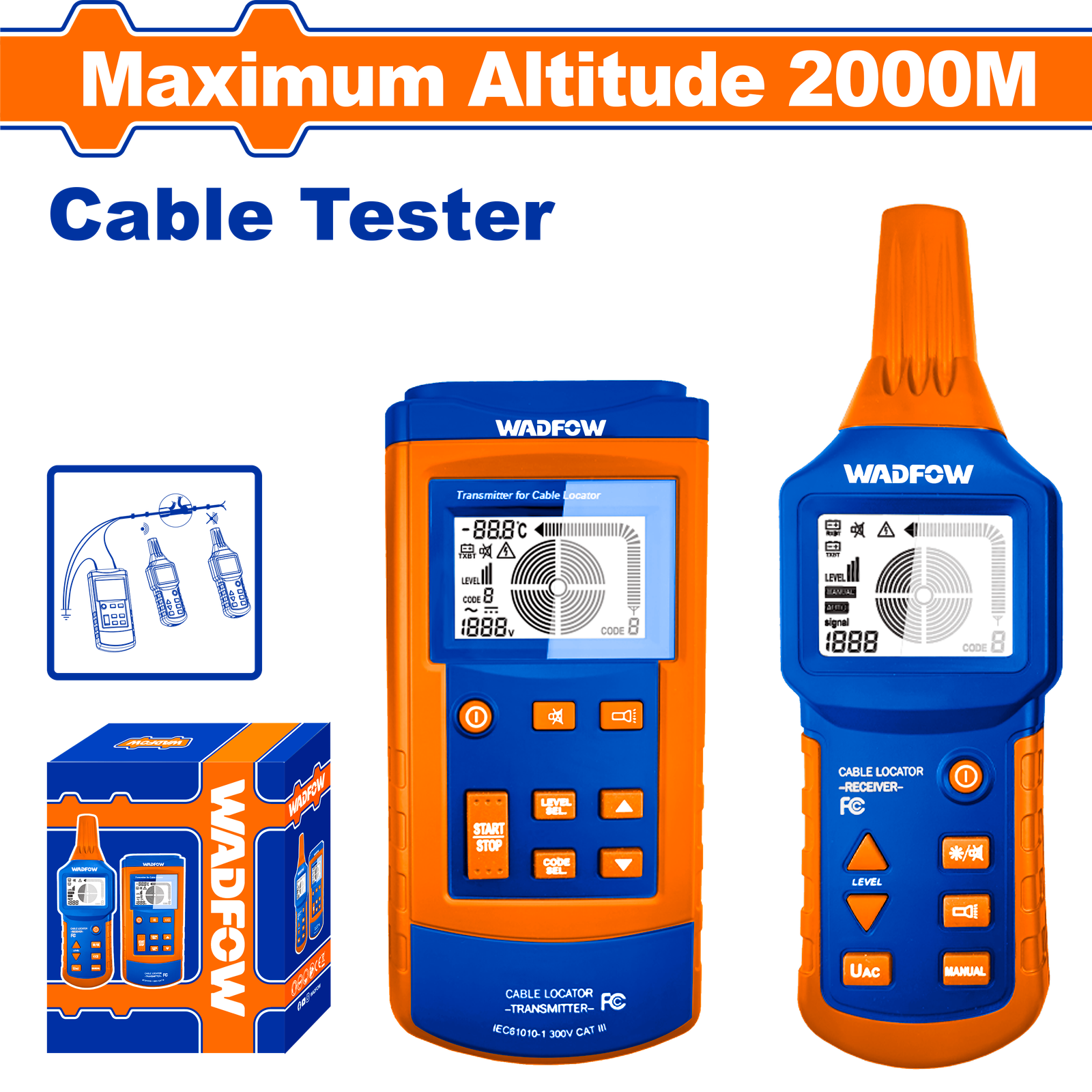 WTP9504-1.png WTP9504 (Wadfow Cable tracker 2000m - C10) - Image 1