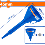 WUF1302 (Wadfow 2-in-1 Flexible funnel 145mm - C50)