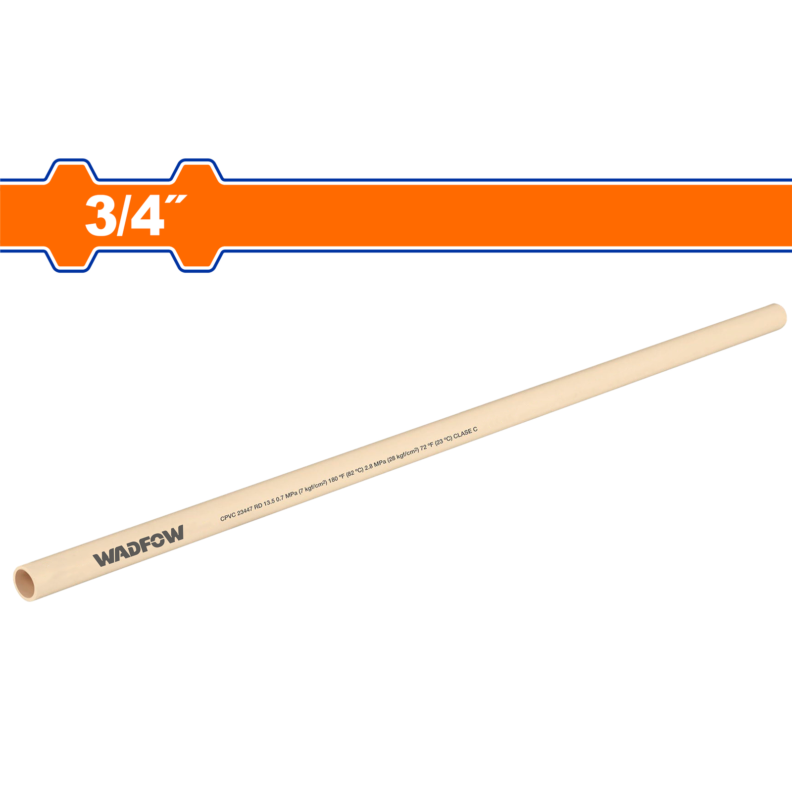 WVH2F24.png WVH2F24 (Wadfow CPVC Pipes 3/4"x3m - P1C20) - Image 1