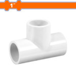 WVL1851 (Wadfow PVC Tee 1" - P20C120)