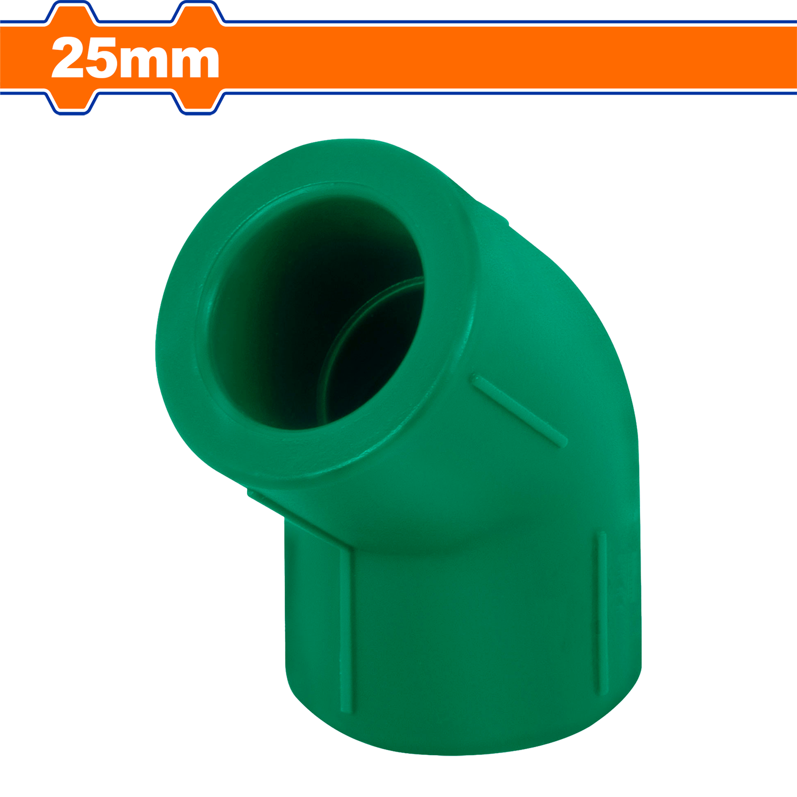 WVL3824.png WVL3824 (Wadfow PPR 45° Elbow 25mm - P20C400) - Image 1