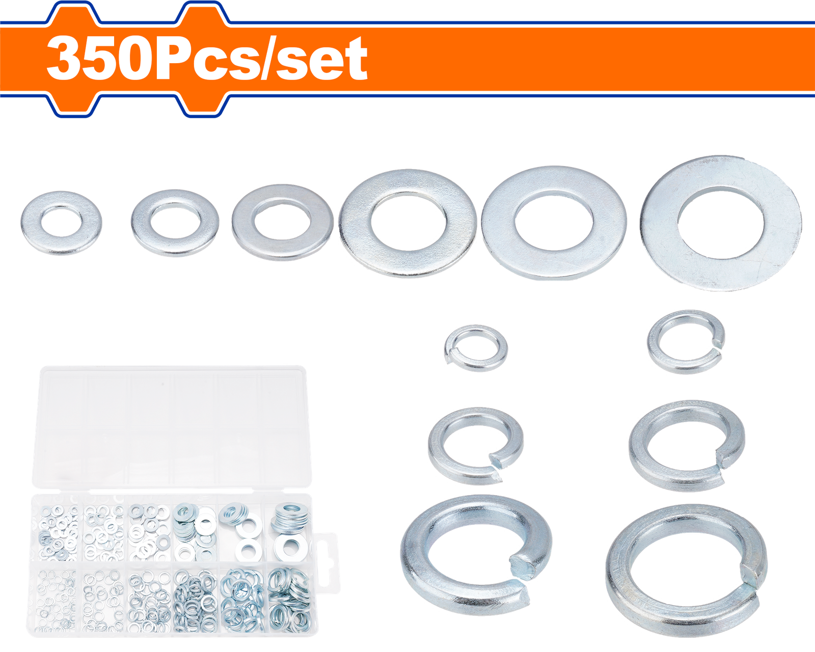 WVW1B01.png WVW1B01 (Wadfow 350 Pcs washers kit - P1C20) - Image 1