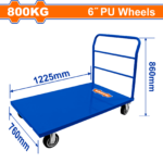WWB1280 (Wadfow Platform hand truck 800Kgs - P1C1)