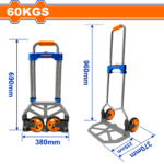 WWB9A06 (Wadfow Foldable hand truck 60Kgs - P1C4)