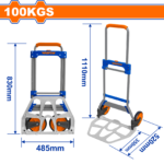 WWB9A10 (Wadfow Foldable hand truck 100kg - C3)