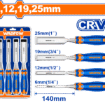 WWC2204 (Wadfow 4 Pcs wood chisel set 140mm - P5C20)