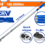 WWQ4D34 (Wadfow Preset torque wrench 0.75" 800Nm - P1C2)