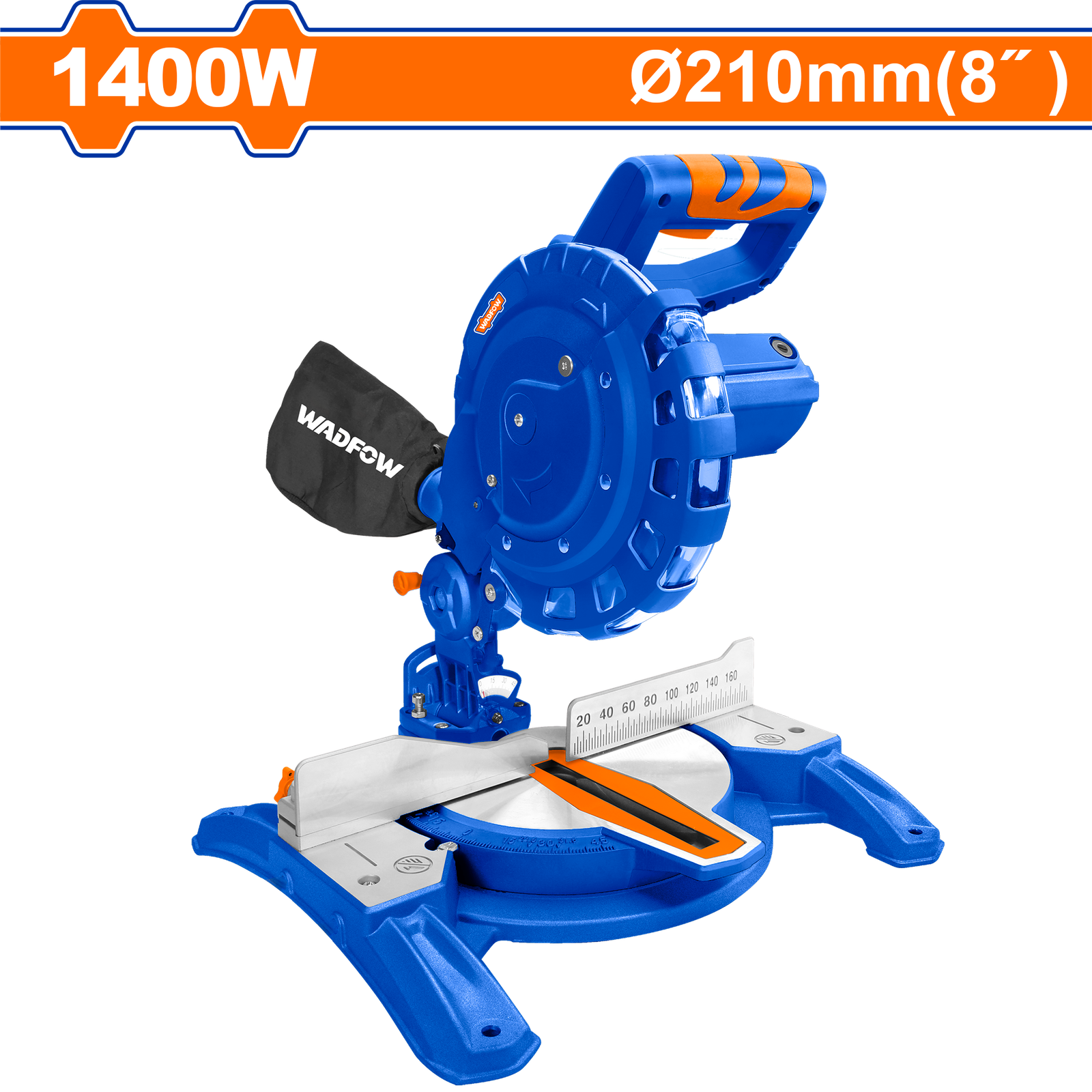 WXD151400.png WXD151400 (Wadfow Mitre saw 8" 1400W - C1) - Image 1