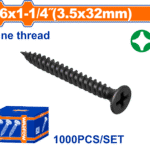 WXS2513 (Wadfow 1000pcs Drywall screw 3.5x32mm - P1C10)