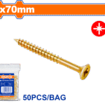 WXS5951 (Wadfow Chipboard screw 6x70mm 50pcs - P1C60)