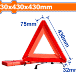 WYJ3A43 (Wadfow Warning triangle 43*43*43cm - C30)