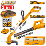 COSLI240203 (Cordless Blower + Grass Trimmer 20V + 2 Battery)