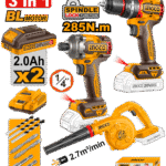 COSLI250182 (Cordless 20V Impact Drill 76Nm + Impact Driver 285Nm + Blower + 2 Battery - C4)