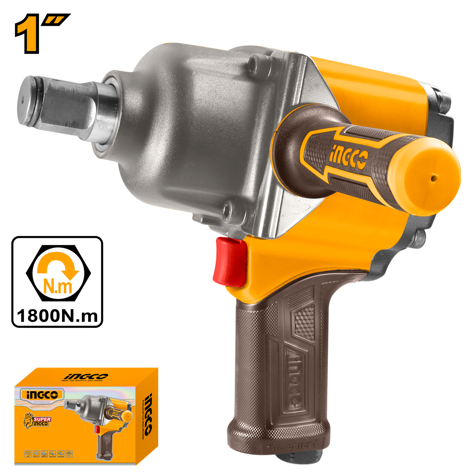 AIW11223.png AIW11223 (Air impact wrench 1" 1800Nm - C4) - Image 1