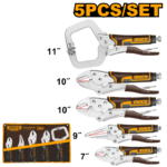 COS23091 (5 Pcs Locking Pliers set - P1C6)