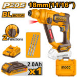 CRHLI201881 (Cordless rotary hammer 20V 18mm + Battery - P1C4)