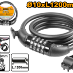 DBK21012 (4 Digit Combination bicycle lock - P12C36)