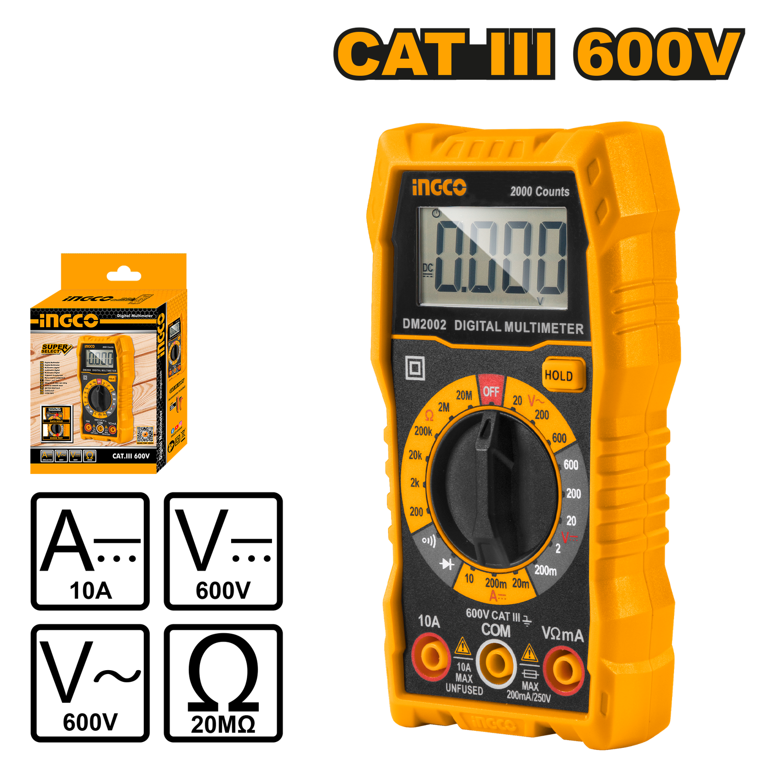 DM2002.png DM2002 (Digital Multimeter 2000 Counts SUPER - P10C40) - Image 1
