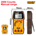 DM360011 (Digital multimeter 600V 2000 Counts - P20C40)