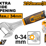 HADW131088 (Adjustable wrench 8" with rubber - P6C36)