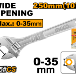 HADW131102 (Adjustable wrench 10" - P6C24)